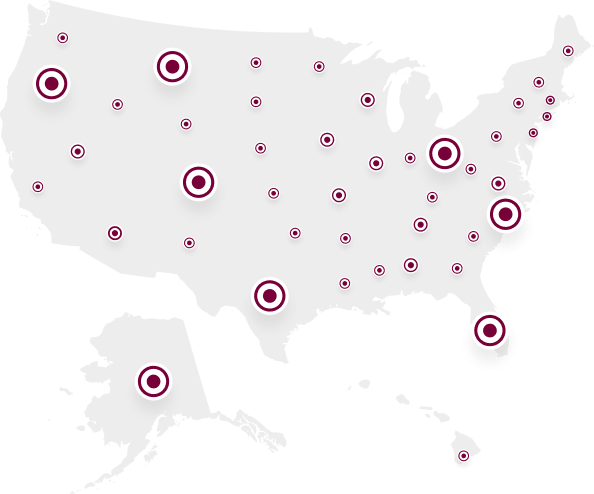 Pava Logistics Coverage Map - 48 States